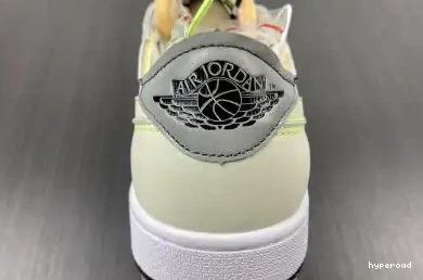 Hyperoad Air 1 Jordan Nike White-Green Low 0606